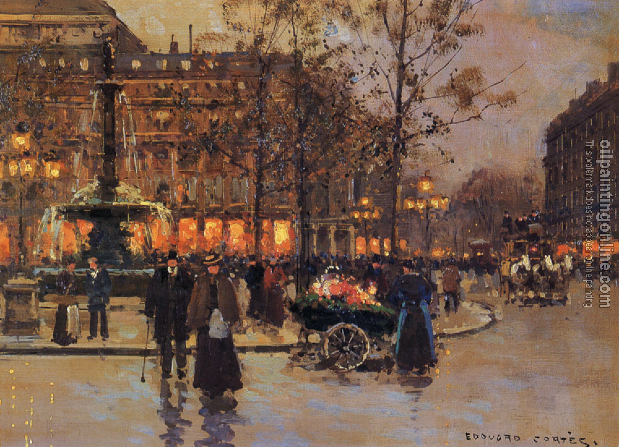 Edouard Cortes - Place du Theatre de la Comedie Francaise